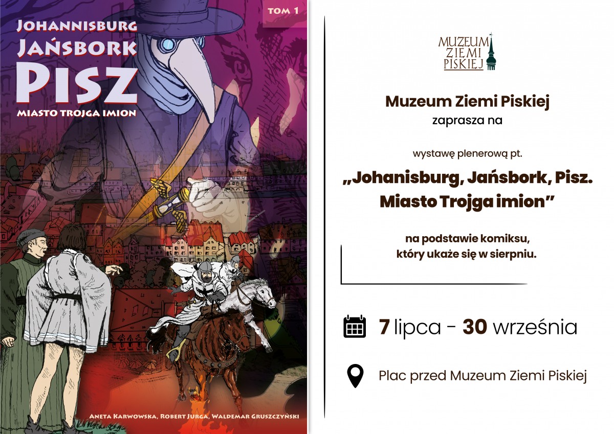 Pisz na Mazurach doczekał się komiksu o historii miasta